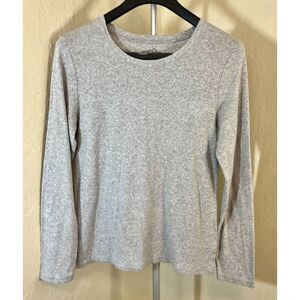 Eddie Bauer Heather Gray Legend Wash Long Sleeve Tee - Size L